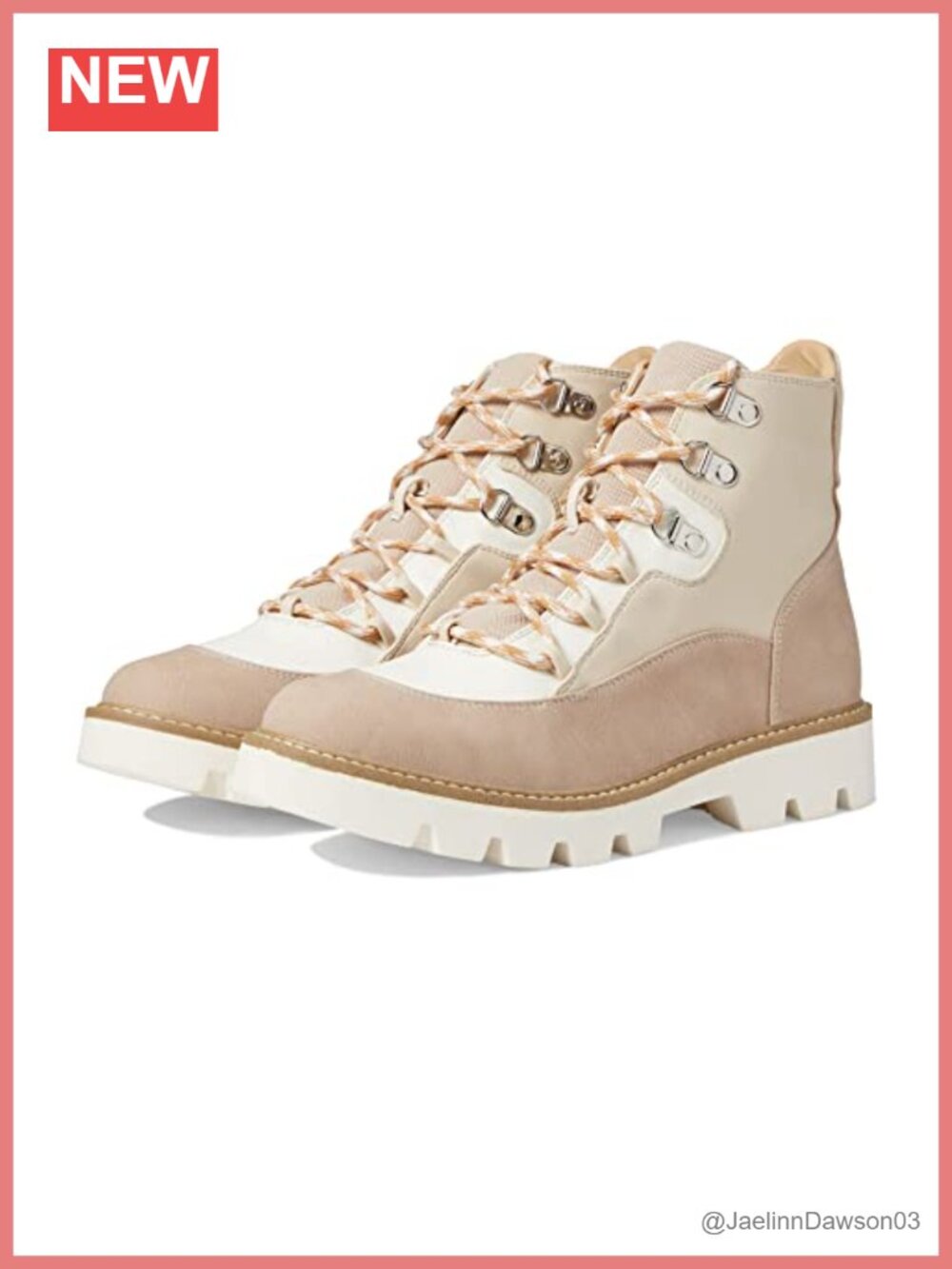 Round Toe Lace-Up Ankle Booties Polyurethane Fashion Boot